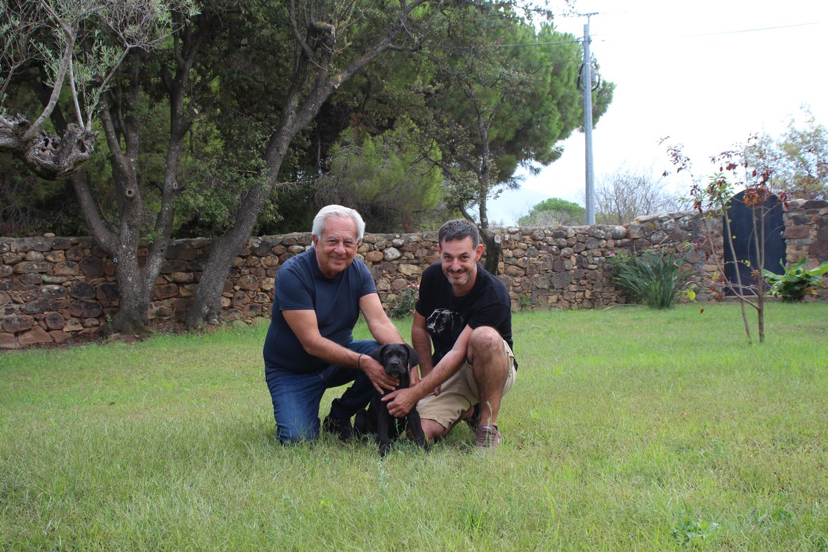 Bughju avec M. Santini lors de sa remise à Calvi